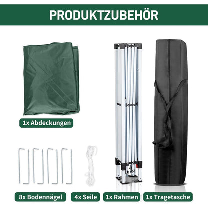 3x3m Faltpavillon – Stabil, Wasserdicht & UV-Schutz für Garten & Party