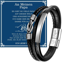 Lederarmband mit Gravur für Herren - Vatertagsgeschenk