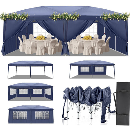 3x6m Faltpavillon Wasserdicht – Winterfest & Höhenverstellbar