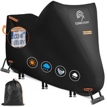 Motorradabdeckung wasserdicht 600D Oxford mit Nummernschildfenster