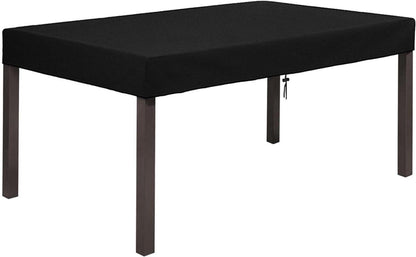 Dokon Tischplatte Abdeckung Wasserdicht 600D Oxford Schwarz