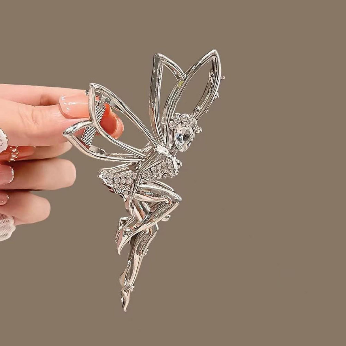 Elfen Haarklammer Damen Strass Metall Haarclip groß - Geschenk Mädchen Haarspangen Hair Accessories Women