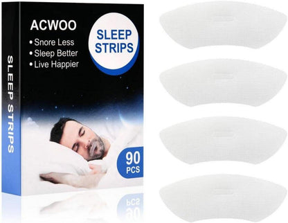 ACWOO Mouth Tape 90 Stück - Anti Schnarch Pflaster für bessere Nasenatmung
