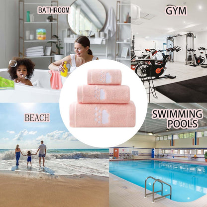 Handtuch Set Cartoon Badetücher Strand Pool Spa Gästetücher Set