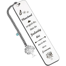 Metall Lesezeichen Lebensbaum | Inspirierendes Geschenk für Frauen