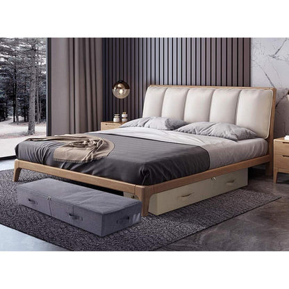 2er-Pack Unterbett-Aufbewahrungsboxen, Dunkelgrau