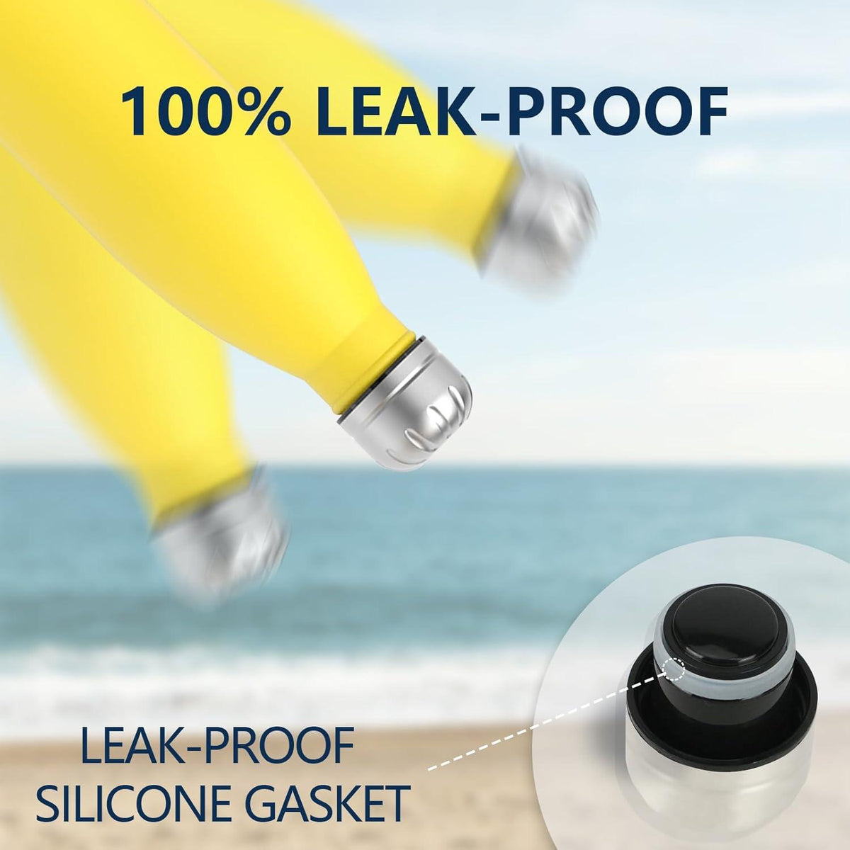 Trinkflasche Edelstahl 500ml Thermosflasche Kinder BPA-Frei