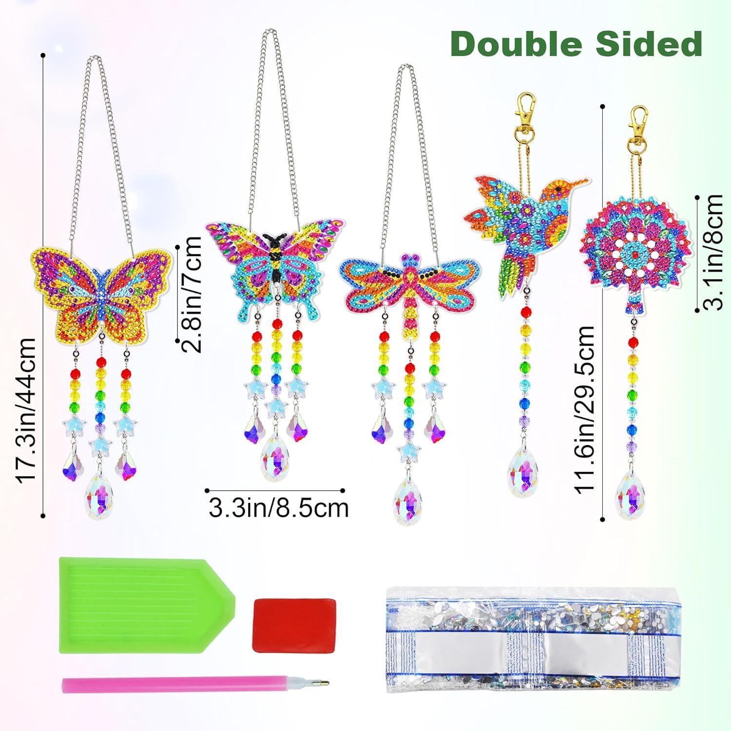 Windspiel Diamond Painting Bastelset Mädchen 5D Diamant Malerei