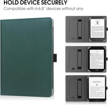 Universal eReader Hülle 6-6.8 Zoll PU Leder Ständer Cover