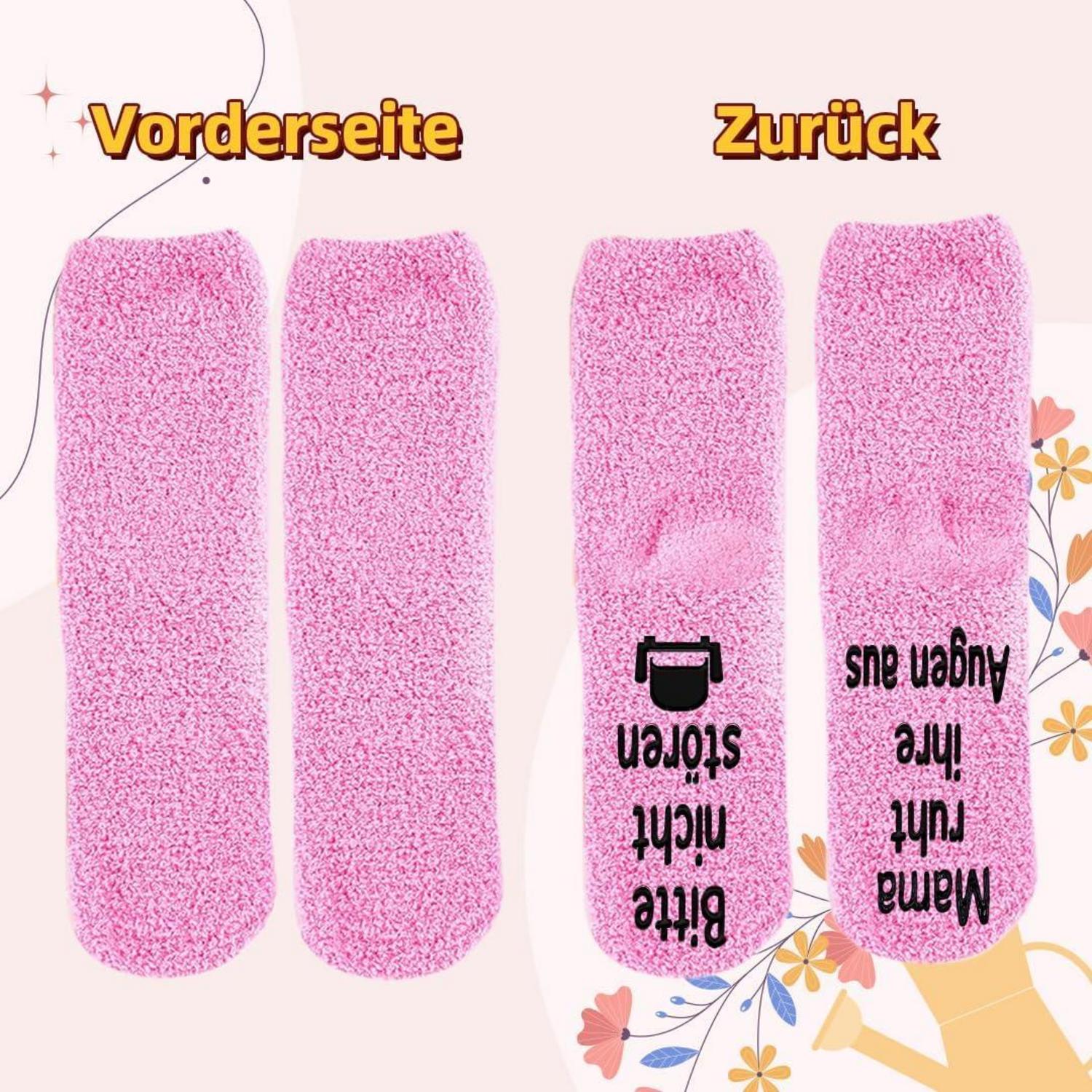 Bitte nicht stören Mama Socken Lustiges Muttertagsgeschenk