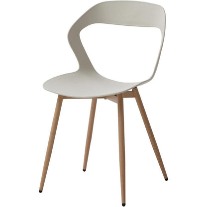 Moderner Esszimmerstuhl 8er-Set – Beige & Natürliche Farbe