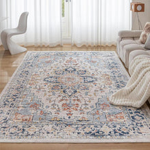 Waschbarer Vintage Teppich Flauschig 120x170CM Rutschfest