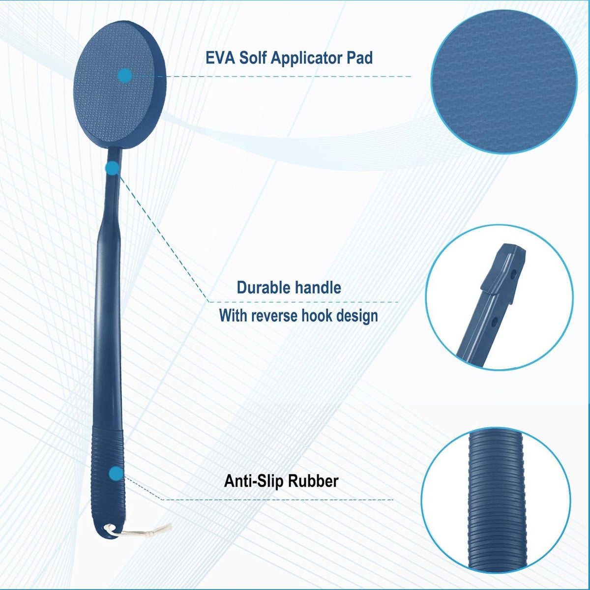 Rücken Lotion Applikator mit 19 Zoll Griff für maximale