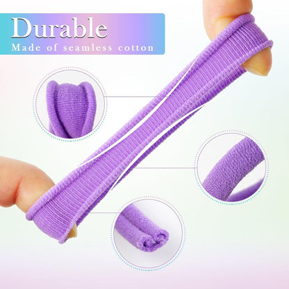 30 Stück Haargummi Damen 4 cm Bunt Baumwolle Ohne Metall
