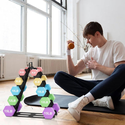 Hantelständer Rack Gewichtsorganisator Gym Fitnessstudio Training