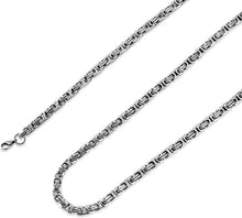 Königskette Silber Herren Edelstahl 5mm Halskette 61cm