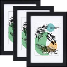 3er Set Bilderrahmen 10x15 cm Fotorahmen Posterrahmen Passepartout