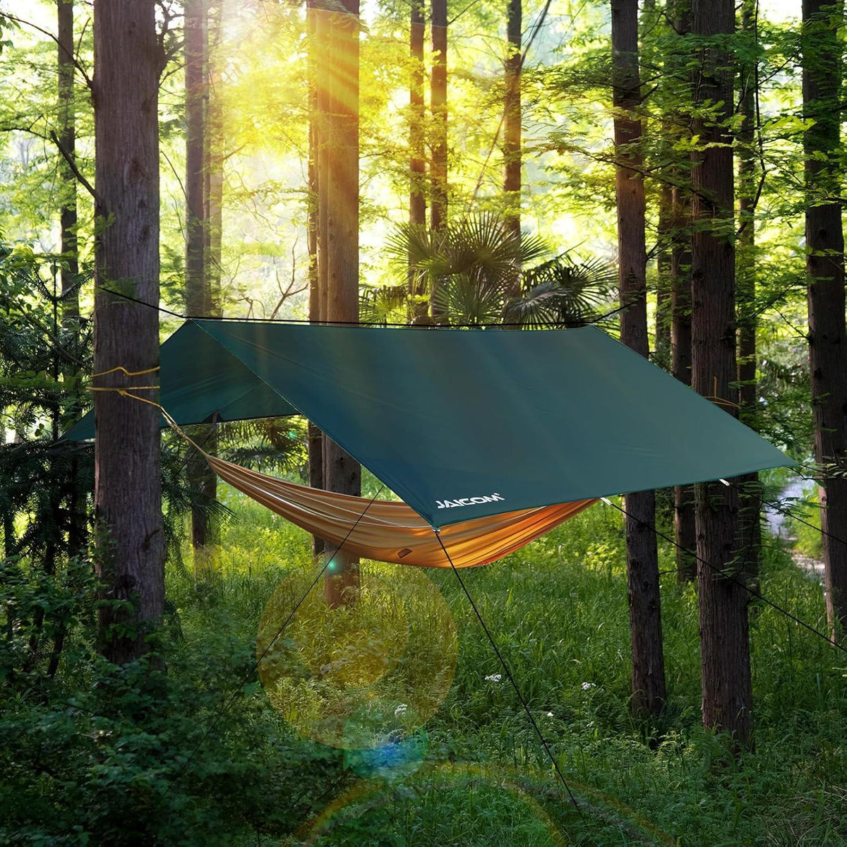 Wasserdichte Camping Zeltplane 3x4m Ultraleicht Tragbar UV-Schutz