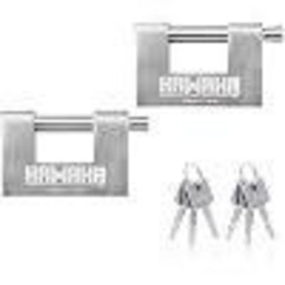 Edelstahl Vorhängeschloss 80mm - 2er Pack, Gleichschließend