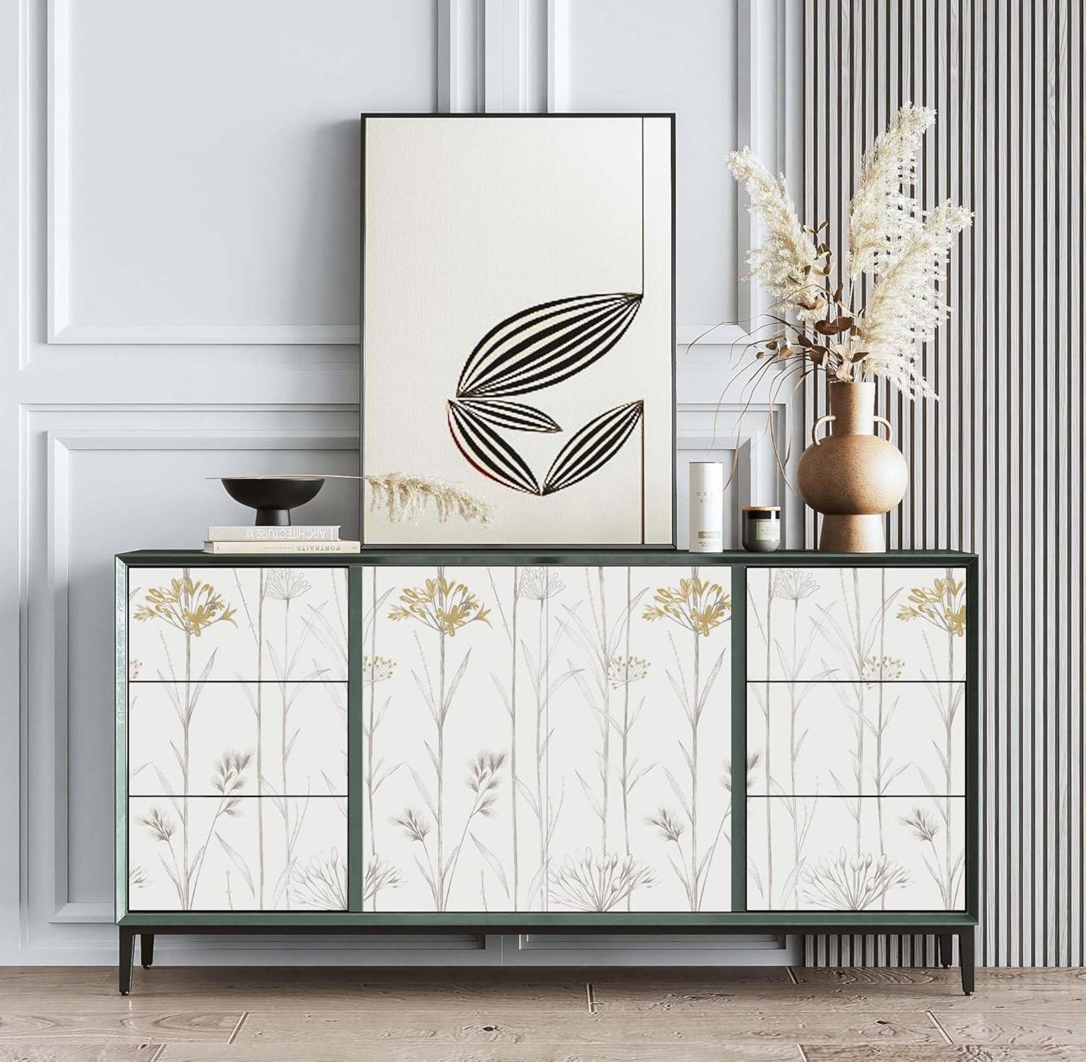 Selbstklebende Tapete Blume PVC Vinyl Klebefolie 44cm x