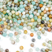 Amazonit Perlen 4mm Rund Naturstein für Schmuck DIY