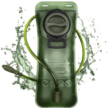 Trinkblase 2L für Rucksack, BPA-frei, auslaufsicher, Grün