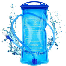 Trinkblase 2L für Rucksack, BPA-frei, auslaufsicher, Blau