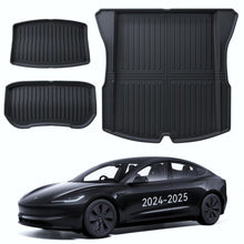 Kofferraummatte 3er Set Tesla Model 3 2024-2026 – Allwetter Schutz