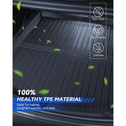 Kofferraummatte 3er Set Tesla Model 3 2024-2026 – Allwetter Schutz