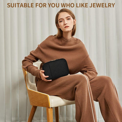 Aucuu Reise Schmuck Organizer Tasche für Uhren Ohrring Ringe