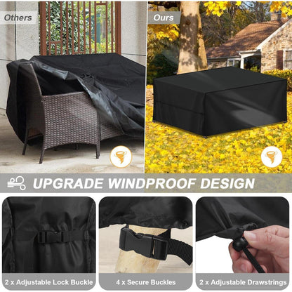 Gartenmöbel Abdeckung Wasserdicht 120x60x75cm 420D Oxford