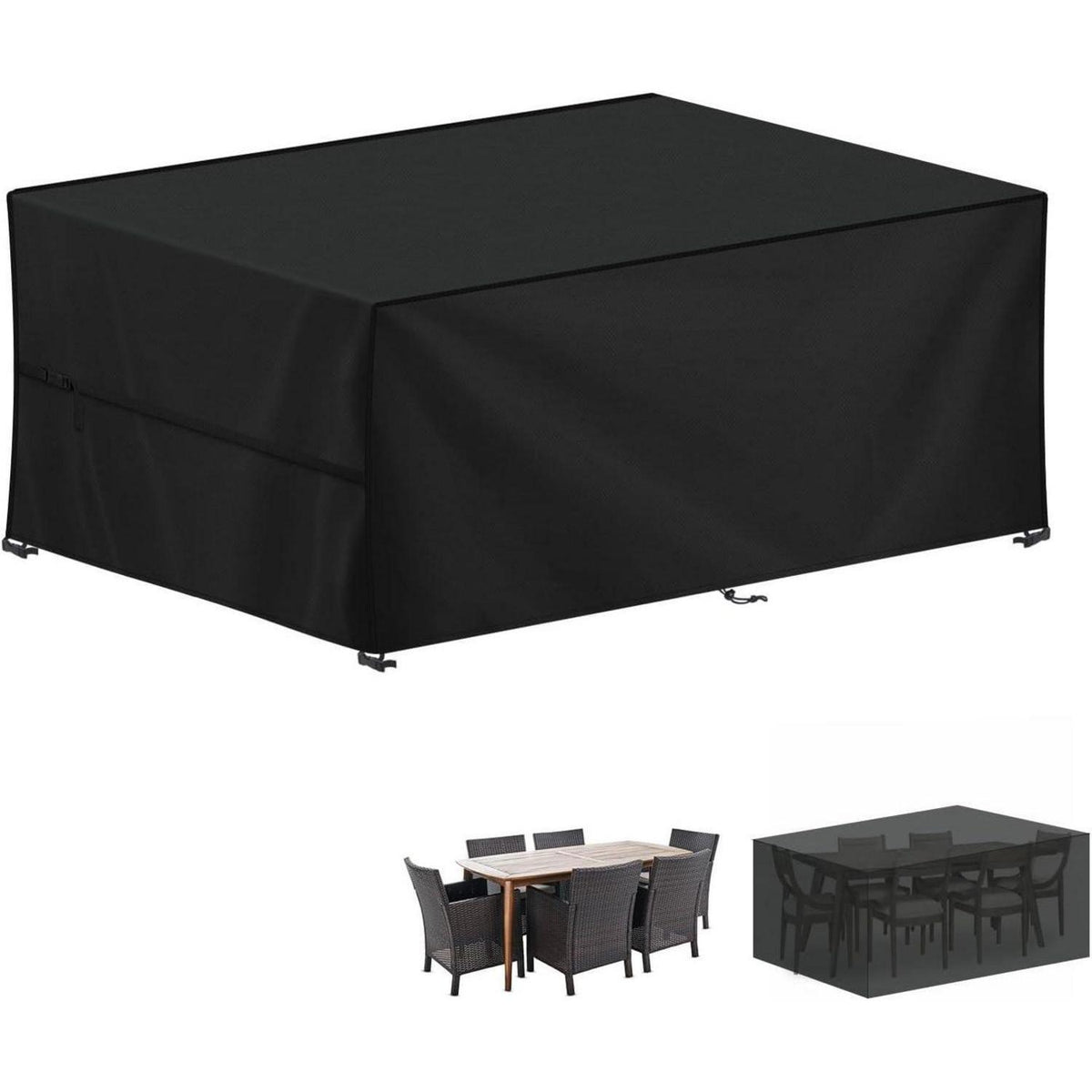 Gartenmöbel Abdeckhaube 220x100cm Wasserdicht 420D Oxford Stoff