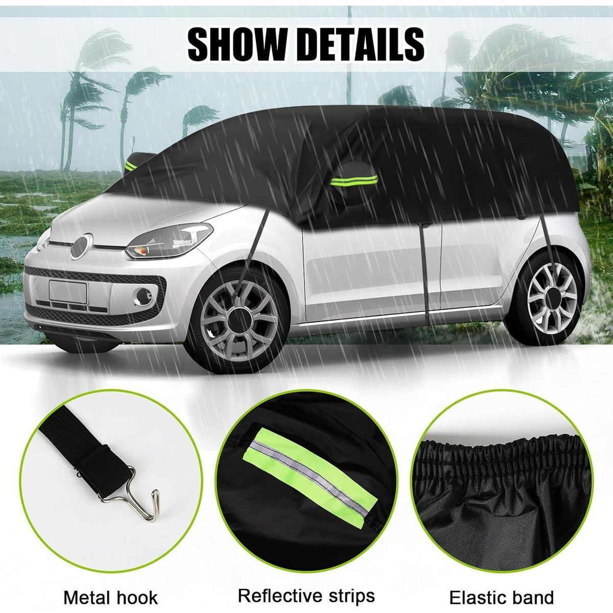Wasserdichte Autoabdeckung für VW UP/SEAT Mii/Skoda Citigo 2011-2024
