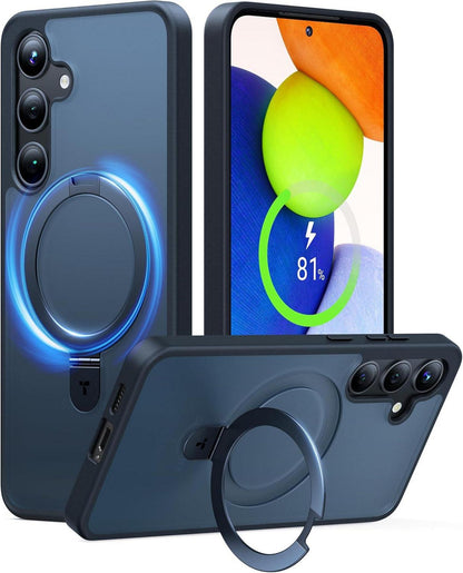 Samsung Galaxy S24 Hülle Schwarz MagSafe Militär Schutz