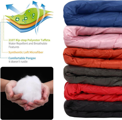 Ultraleichter Mumienschlafsack für 3 Jahreszeiten - Orange