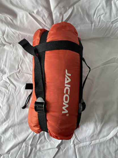Schlafsack 3 Jahreszeiten Ultraleicht Mumienschlafsack 800g Outdoor Orange