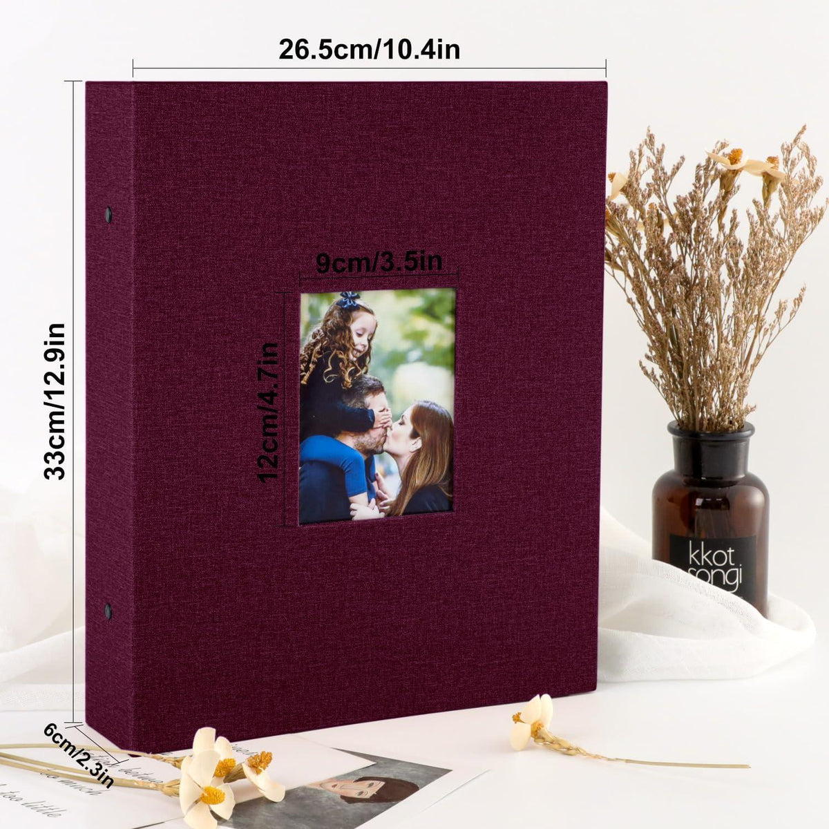 Fotoalbum 10x15 1000 Taschen Leinen XXL Einsteckalbum
