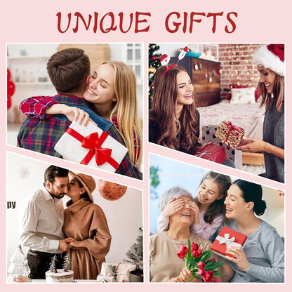 Ewige Rose Geschenkbox Halskette Ohrringe 925 Silber Frau