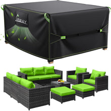 Abdeckung für Gartenmöbel, Wasserdicht 250x250x90cm