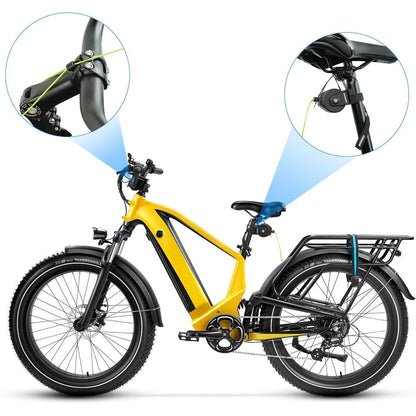 Coicer Fahrrad Abschleppseil Kinder 2M Traktionsseil Green