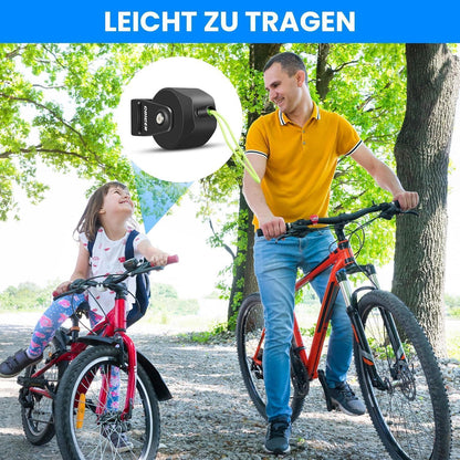 Coicer Fahrrad Abschleppseil Kinder 2M Traktionsseil Green