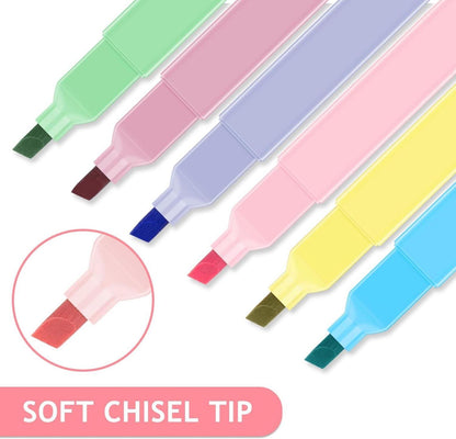 Pastell Highlighter Stifte Set für Journaling und Notizen