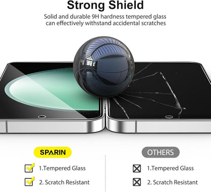 Panzer Schutzglas Samsung Galaxy S23 FE 6,4 zoll HD-Klar 9H Härte