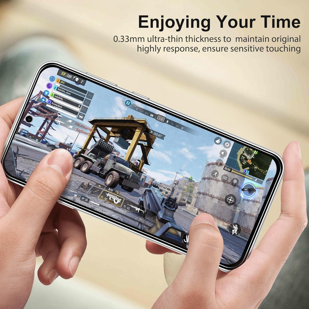 Panzer Schutzglas Samsung Galaxy S23 FE 6,4 zoll HD-Klar 9H