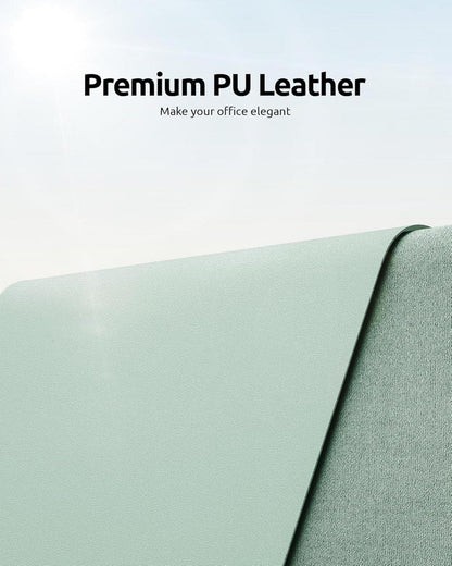 YSAGi Schreibtischunterlage 80x40cm Premium Leder Mauspad