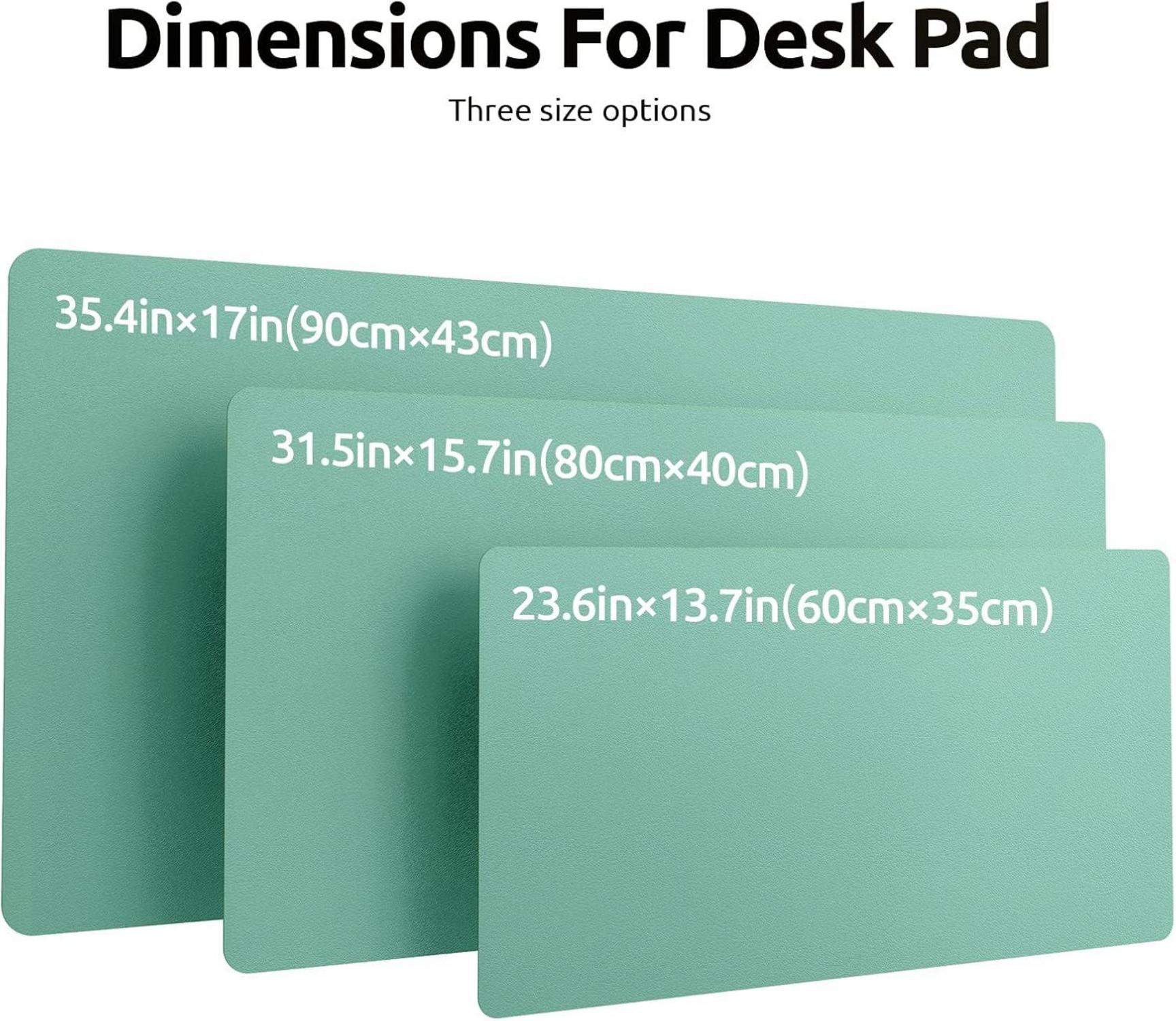 Schreibtischunterlage 80x40cm Premium Leder Mauspad XXL Rutschfeste Tischunterlage Homeoffice Büro
