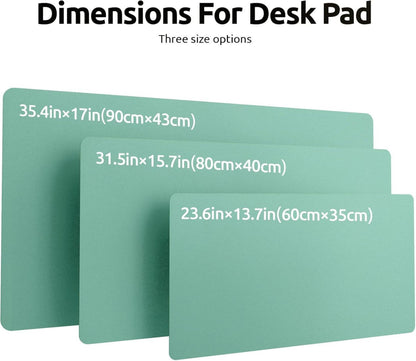 Schreibtischunterlage 80x40cm Premium Leder Mauspad XXL Rutschfeste Tischunterlage Homeoffice Büro