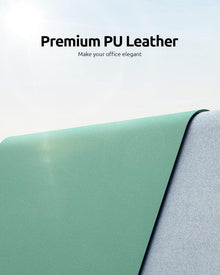 Premium Leder Schreibtischunterlage XXL 60x35cm Mauspad