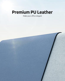 Premium XXL Schreibtischunterlage Leder Mauspad Büro