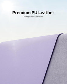 YSAGi Schreibtischunterlage 80x40cm Premium Leder Mauspad